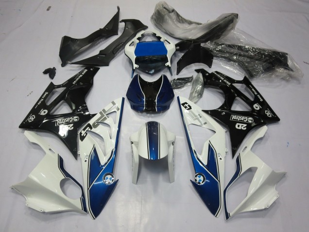Alien Bleu & Blanc 09-14 S1000RR Carénage Moto