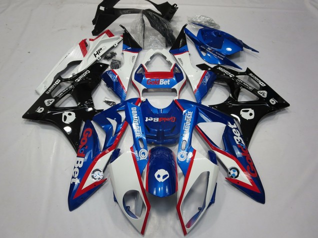 Alien Bleu & Blanc 09-14 S1000RR Carénage Moto