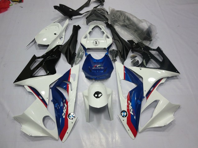 Alien Bleu & Blanc 09-14 S1000RR Carénage Moto