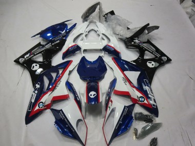 Alien Bleu & Blanc 09-14 S1000RR Carénage Moto
