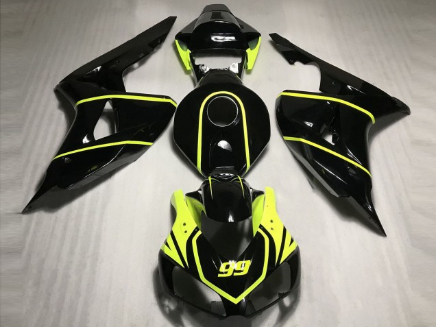 Alta Visibilità E Cbr Nero 06-07 CBR1000RR Carénage Moto