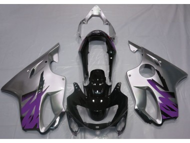 Argent Brillant & Violet 99-00 CBR600 F4 Carénage Moto