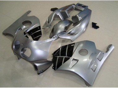 Argent & Noir 90-98 CBR250RR Carénage Moto