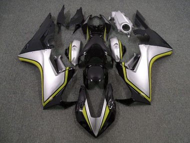 Argent & Noir & Jaune 17-23 CBR1000RR Carénage Moto