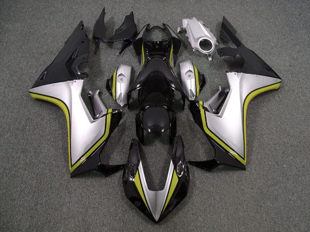 Argent & Noir & Jaune 17-23 CBR1000RR Carénage Moto