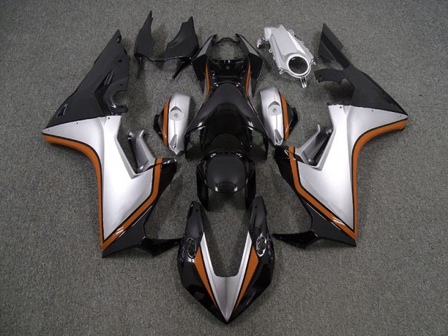 Argent & Noir & Orange 17-23 CBR1000RR Carénage Moto