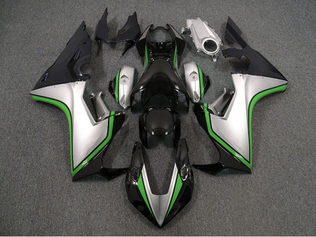 Argent & Noir & Vert 17-23 CBR1000RR Carénage Moto