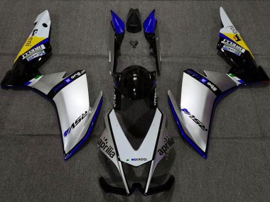 Argent Pirelli & Bleu 10-15 RSV4 1000 Carénage Moto