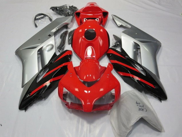 Argent Rouge & Noir 04-05 CBR1000RR Carénage Moto