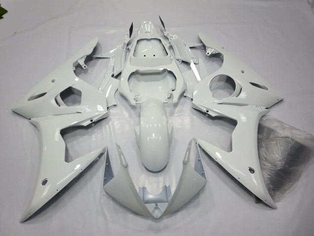 Blanc Brillant 05 R6 Carénage Moto