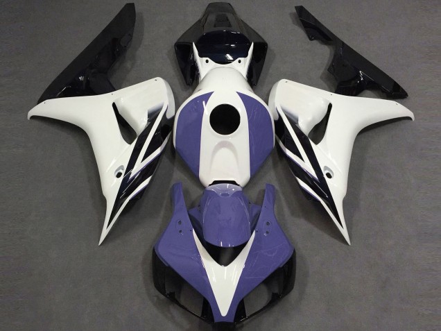 Blanc Brillant Bleu & Noir 06-07 CBR1000RR Carénage Moto