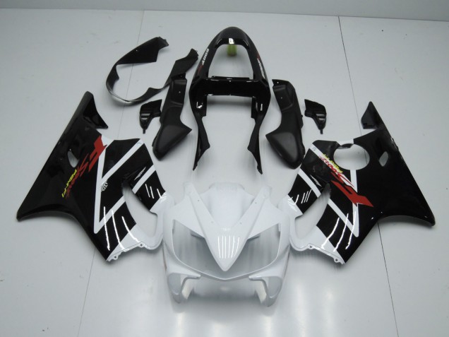 Blanc Brillant & Noir 01-03 CBR600 F4i Carénage Moto