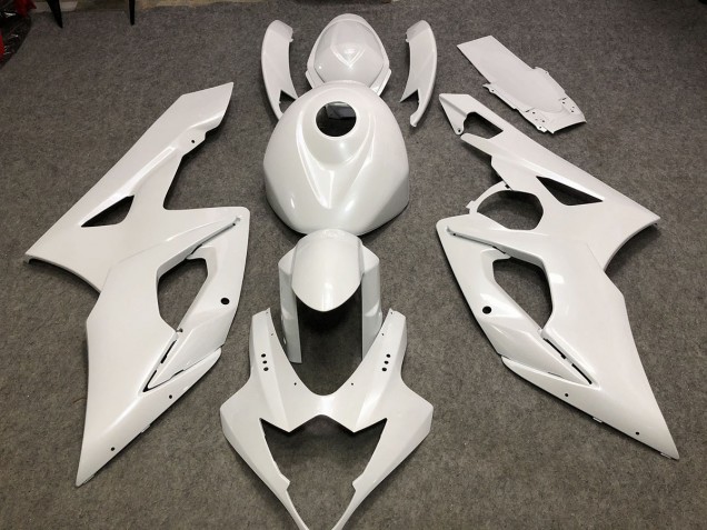Blanc Brillant Uni 05-06 GSXR 1000 Carénage Moto