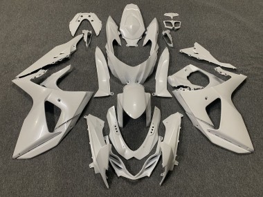Blanc Brillant Uni 09-16 GSXR 1000 Carénage Moto