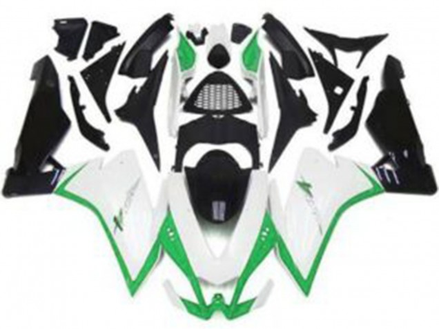 Blanc Brillant & Vert 10-15 RSV4 1000 Carénage Moto