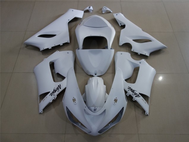 Blanc Mat 05-06 ZX6R Carénage Moto