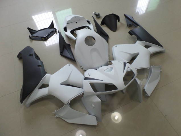 Blanc Mat & Noir 05-06 CBR600RR Carénage Moto