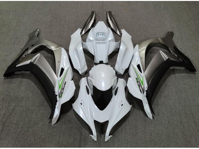 Blanc Nacré & Argent 16-19 ZX10R Carénage Moto