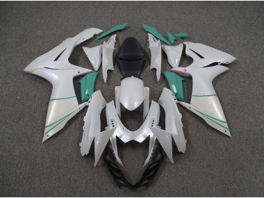 Blanc Nacré & Bleu T 11-24 GSXR 600-750 Carénage Moto