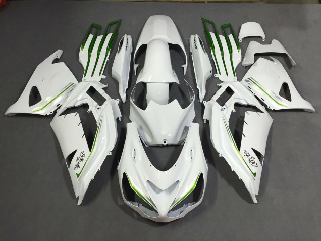 Blanc Perle Personnalisé 12-21 ZX14R Carénage Moto
