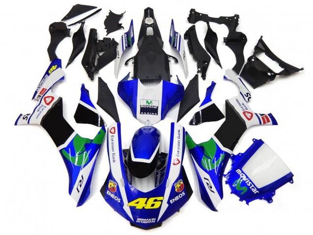 Bleu & Blanc 46 15-19 R1 Carénage Moto