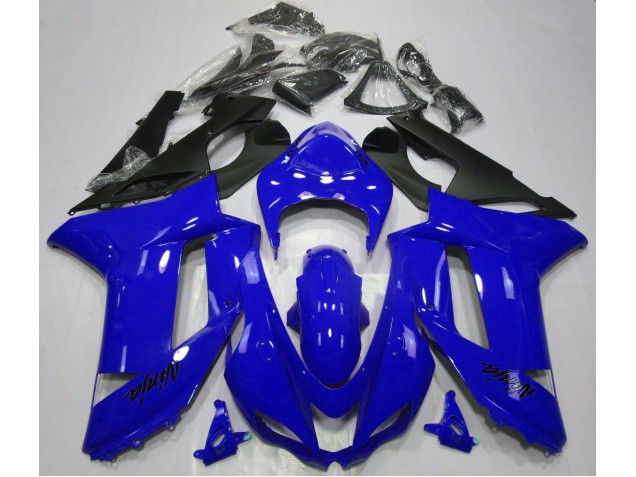 Bleu Brillant 07-08 ZX6R Carénage Moto