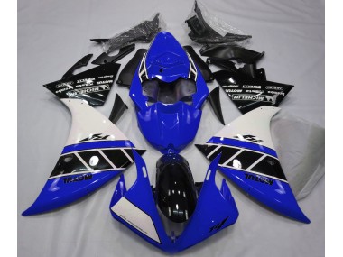 Bleu Brillant Blanc & Noir 12-14 R1 Carénage Moto