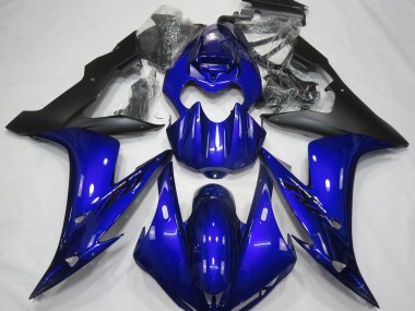 Bleu Brillant & Noir 04-06 R1 Carénage Moto