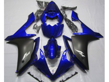Bleu Brillant & Noir 07-08 R1 Carénage Moto