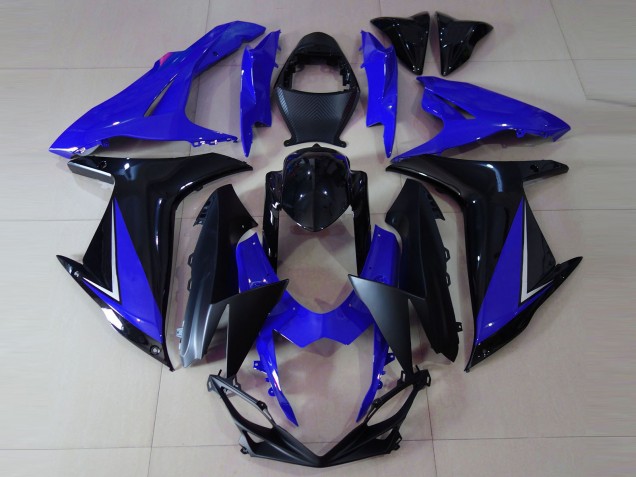 Bleu Brillant & Noir 11-24 GSXR 600-750 Carénage Moto