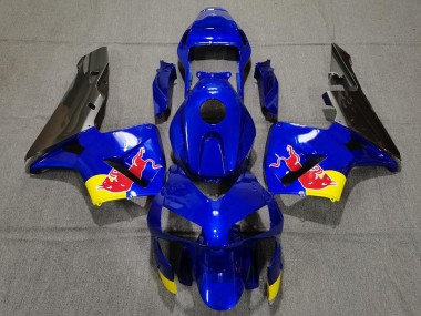 Bleu Brillant Rouge Taureau 03-04 CBR600RR Carénage Moto