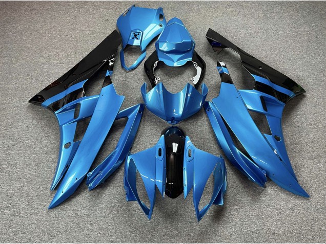 Bleu Ciel & Noir 06-07 R6 Carénage Moto