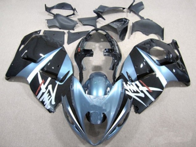Bleu Clair & Noir 97-07 GSXR 1300 Carénage Moto