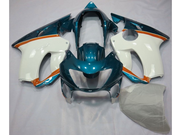 Bleu Clair & Orange 99-00 CBR600 F4 Carénage Moto
