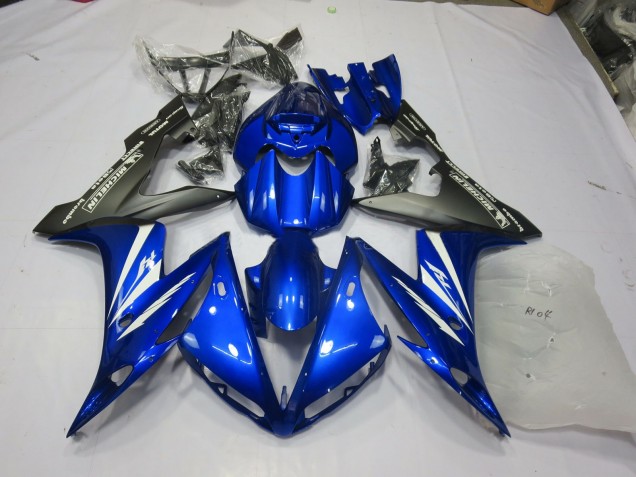 Bleu & Mat 04-06 R1 Carénage Moto
