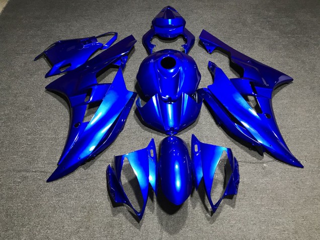 Bleu Métallisé Uni 06-07 R6 Carénage Moto
