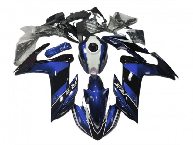 Bleu & Noir Brillant 15-18 R3 Carénage Moto