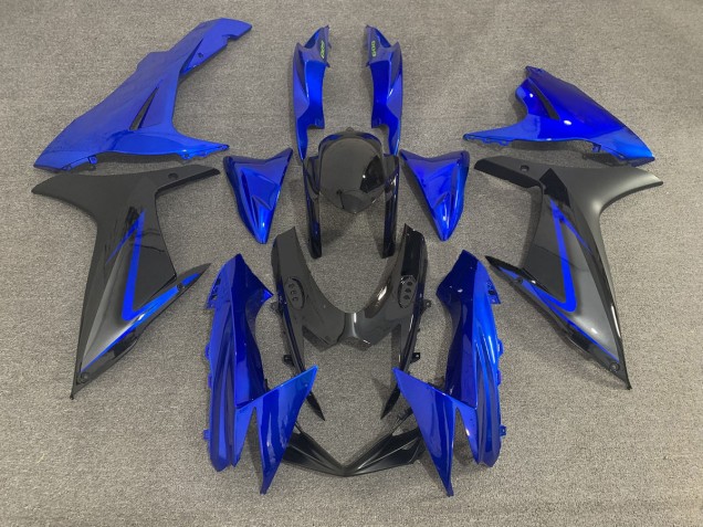 Bleu Noir & Gris 11-24 GSXR 600-750 Carénage Moto