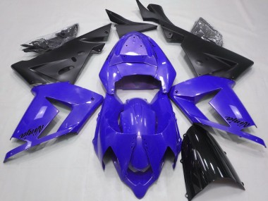 Bleu Perle & Noir 04-05 ZX10R Carénage Moto
