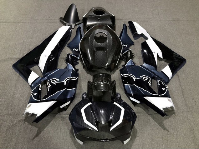 Bleu Personnalisé Fibre De Carbone Taureau 13-23 CBR600RR Carénage Moto
