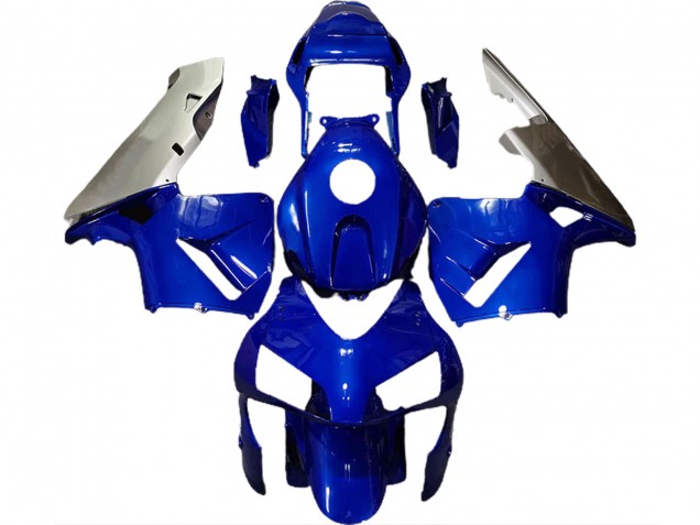 Bleu Profond & Argent 03-04 CBR600RR Carénage Moto
