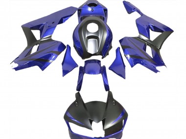 Bleu Profond & Noir Mat 13-23 CBR600RR Carénage Moto
