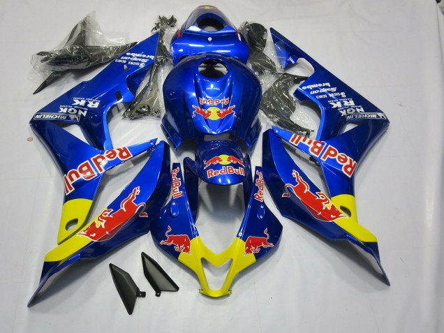 Bleu Rouge Foncé Taureau 07-08 CBR600RR Carénage Moto