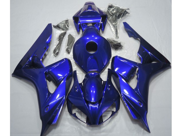 Bleu Uni 06-07 CBR1000RR Carénage Moto