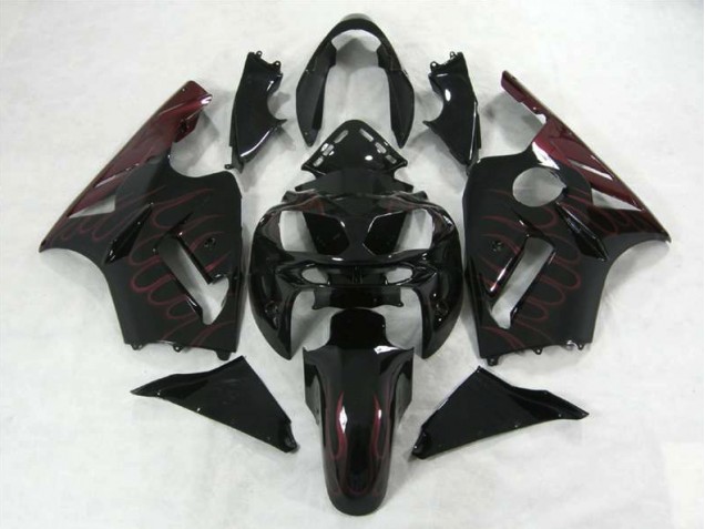 Bourgogne Flamme 02-05 ZX12R Carénage Moto