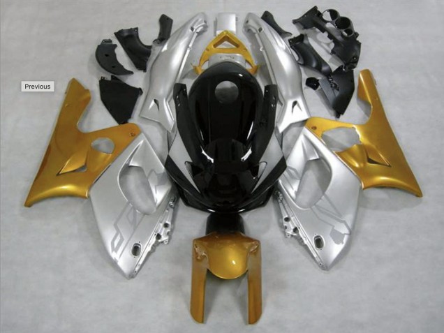 Brillant Or & Argent 98-07 YZF600 Carénage Moto