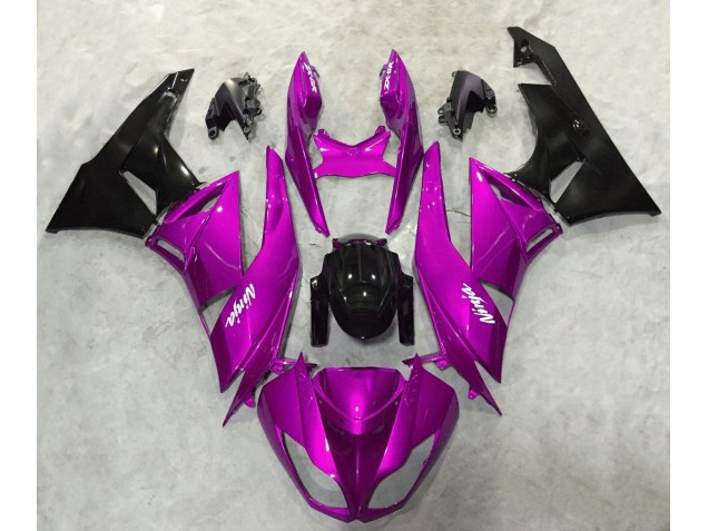 Brillant Rose Vif 09-12 ZX6R Carénage Moto