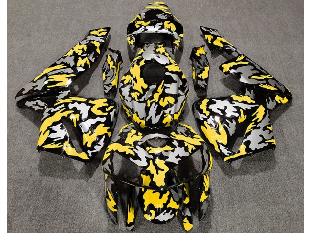 Camouflage & Jaune 05-06 CBR600RR Carénage Moto