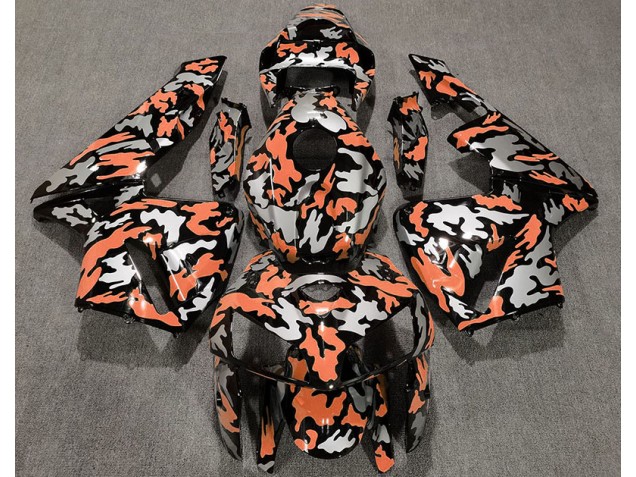 Camouflage & Orange Clair 05-06 CBR600RR Carénage Moto