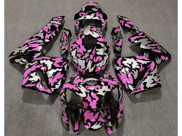 Camouflage & Rose Clair 05-06 CBR600RR Carénage Moto